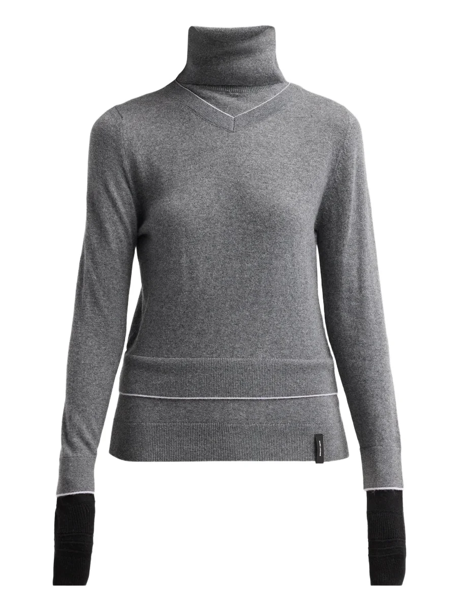 Women's Layered Turtleneck Sweater Women's Layered Turtleneck Sweater