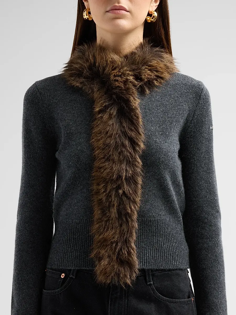 Marc Jacobs Women's Faux Fur Lined Cardigan | Thumbnail 5 Marc Jacobs Women's Faux Fur Lined Cardigan | Thumbnail 5