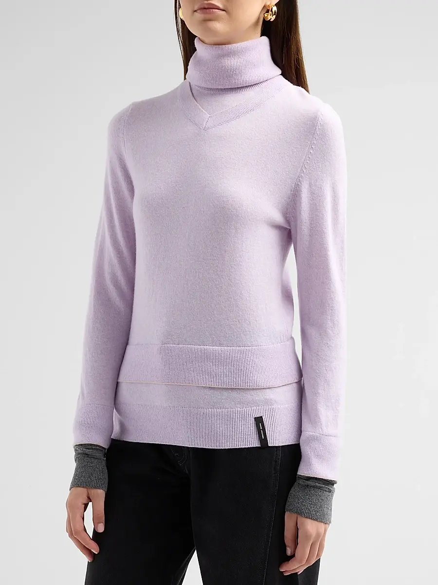 Marc Jacobs Women's Layered Turtleneck Sweater | Thumbnail 4