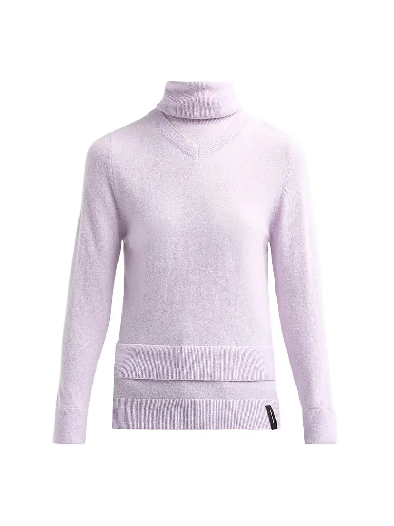 Marc Jacobs Women's Layered Turtleneck Sweater - Lilac | Image 1 Marc Jacobs Women's Layered Turtleneck Sweater - Lilac | Image 1