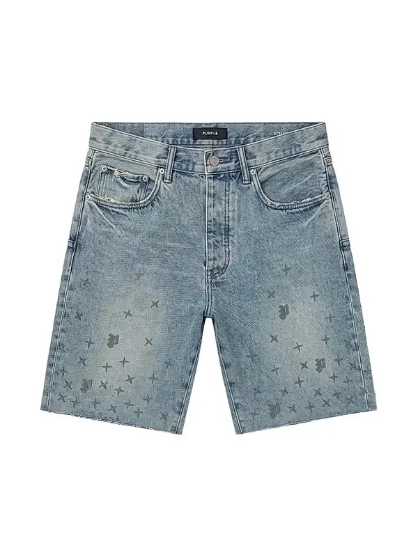 Men's Mono Stars Tuffetage Denim Shorts Men's Mono Stars Tuffetage Denim Shorts