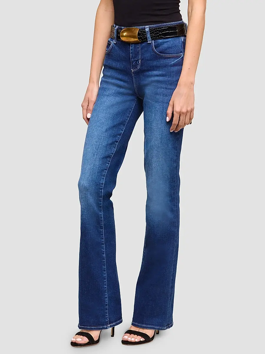 L'Agence Women's Selma High-Rise Sleek Baby Bootcut Jeans | Thumbnail 6