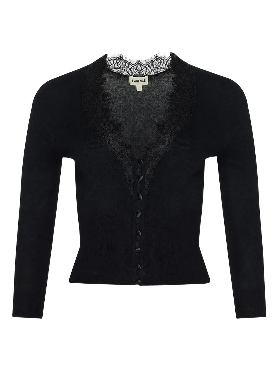 Women's Eluna Lace-Trim Cardigan Women's Eluna Lace-Trim Cardigan