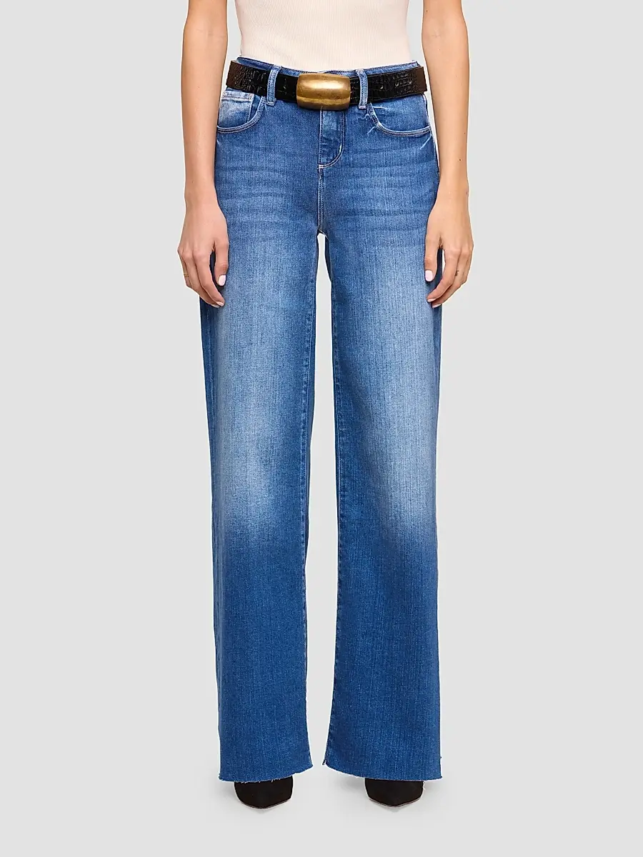 L'Agence Women's Scottie High-Rise Wide-Leg Jeans | Thumbnail 4