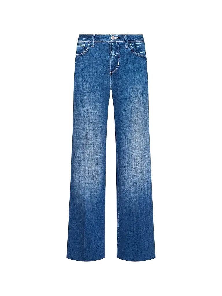 L'Agence Women's Scottie High-Rise Wide-Leg Jeans