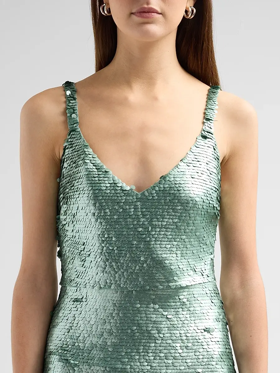 L'Agence Women's Karma Sequin Maxi Dress | Thumbnail 5 L'Agence Women's Karma Sequin Maxi Dress | Thumbnail 5
