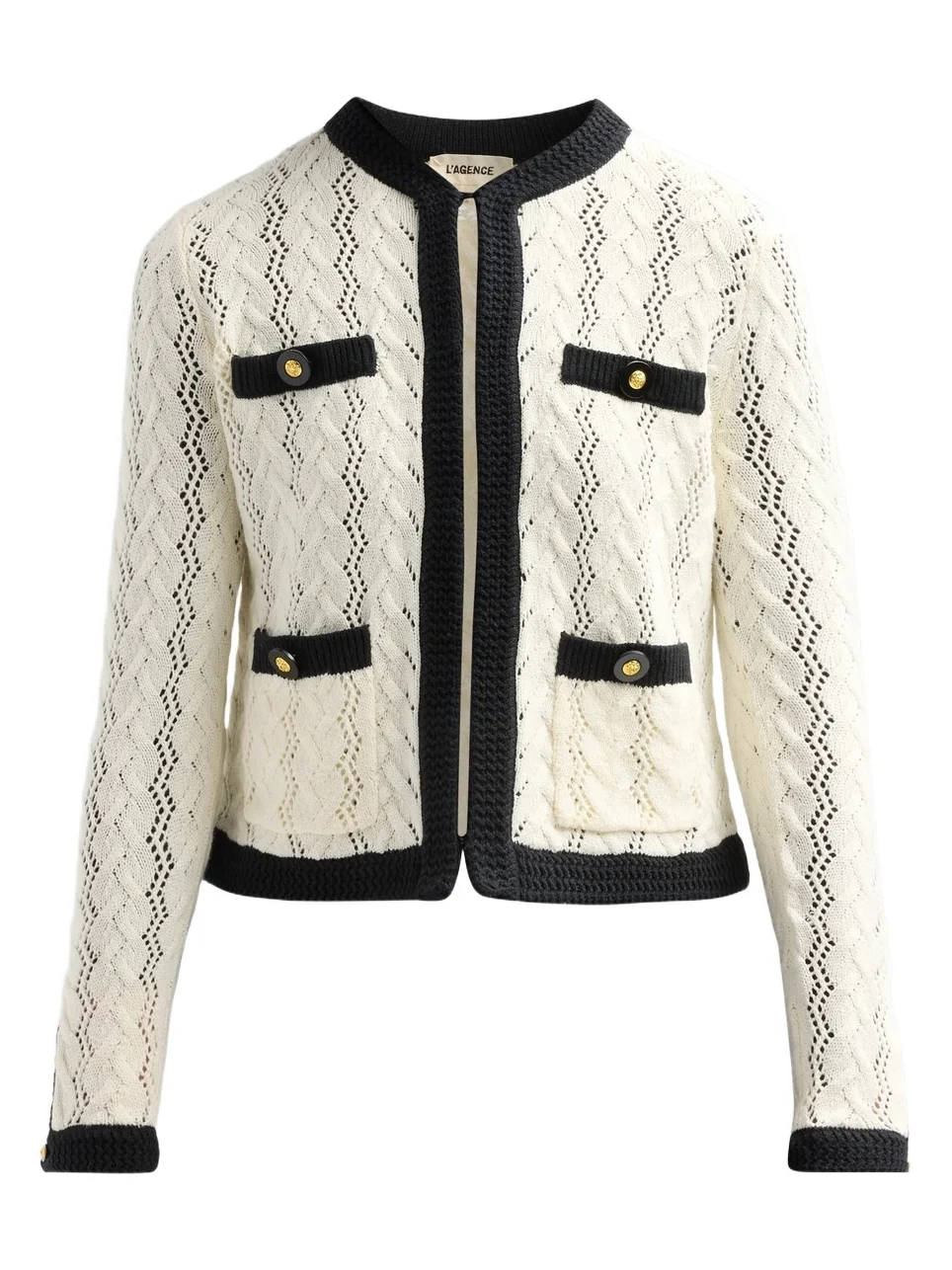 Women's Zephyra Pointelle-Knit Cardigan Women's Zephyra Pointelle-Knit Cardigan