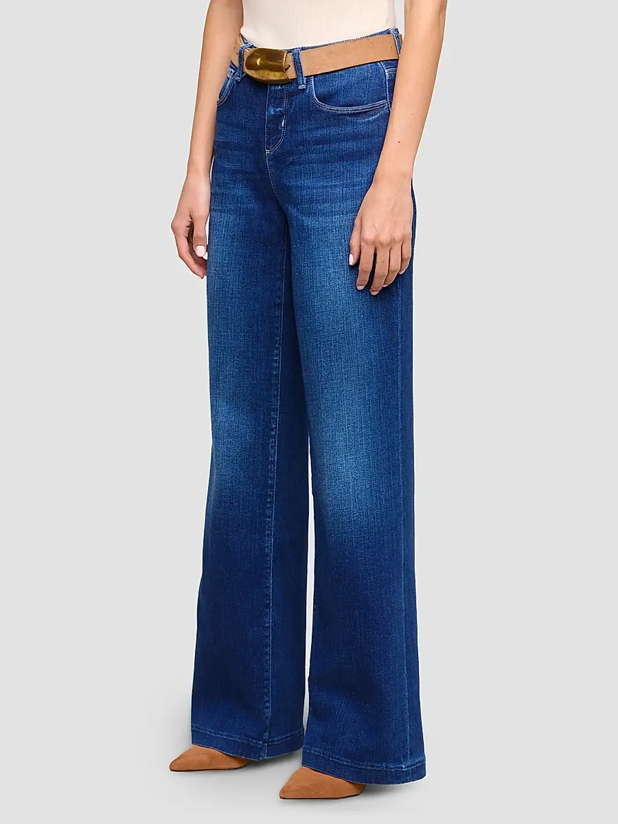 L'Agence Women's Scottie High-Rise Wide-Leg Jeans | Thumbnail 5