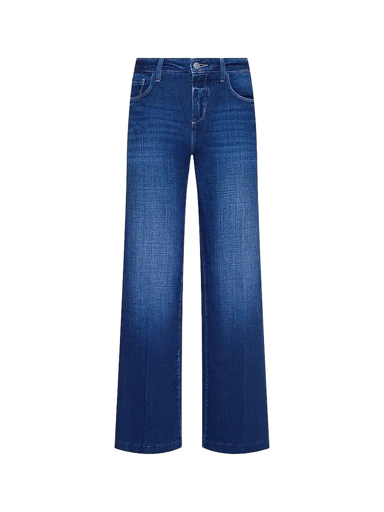 L'Agence Women's Scottie High-Rise Wide-Leg Jeans
