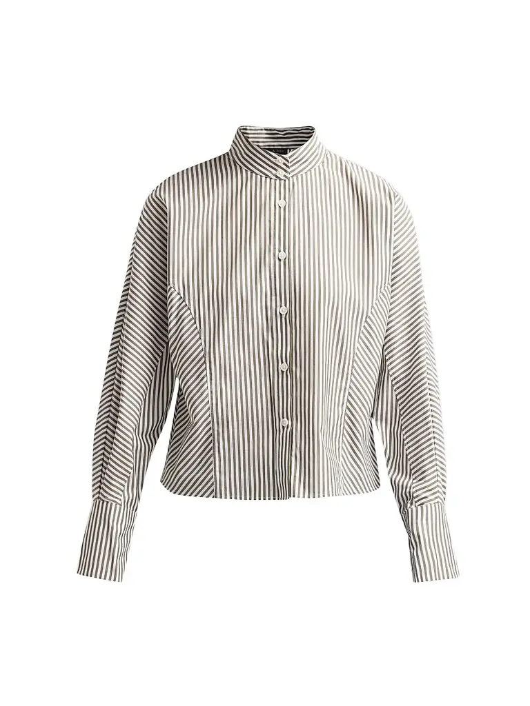 rag & bone Women's Dustin Stripe Poplin Shirt