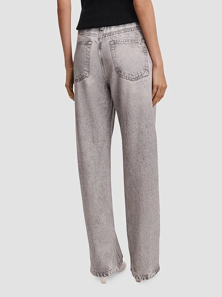 rag & bone Women's rb Miramar Terry Wide-Leg Drawstring Pants | Thumbnail 3