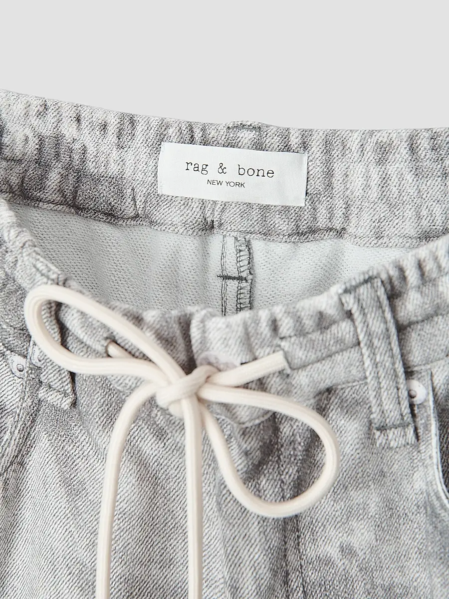 rag & bone Women's rb Miramar Terry Wide-Leg Drawstring Pants | Thumbnail 7