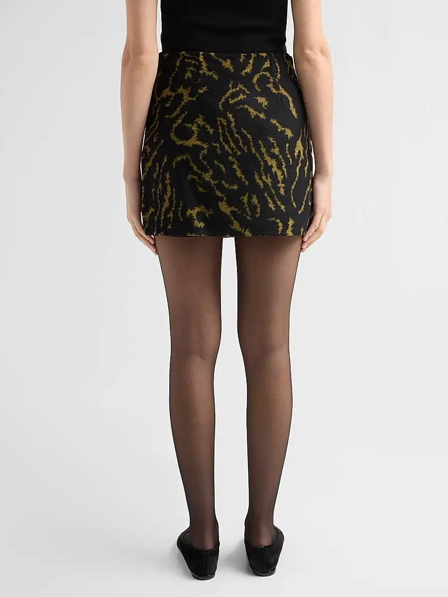 Ulla Johnson Women's Leyla Abstract Wool Mini Skirt | Thumbnail 3 Ulla Johnson Women's Leyla Abstract Wool Mini Skirt | Thumbnail 3