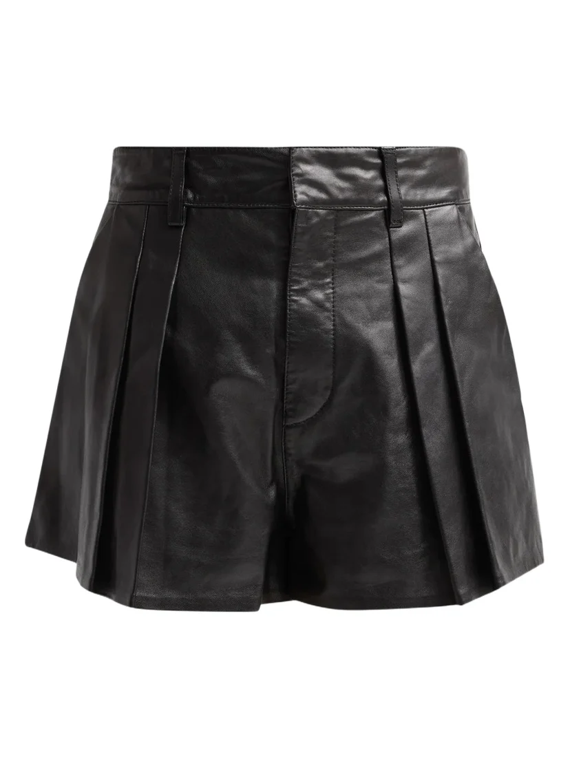 Women's The Leather Structural Shorts Women's The Leather Structural Shorts