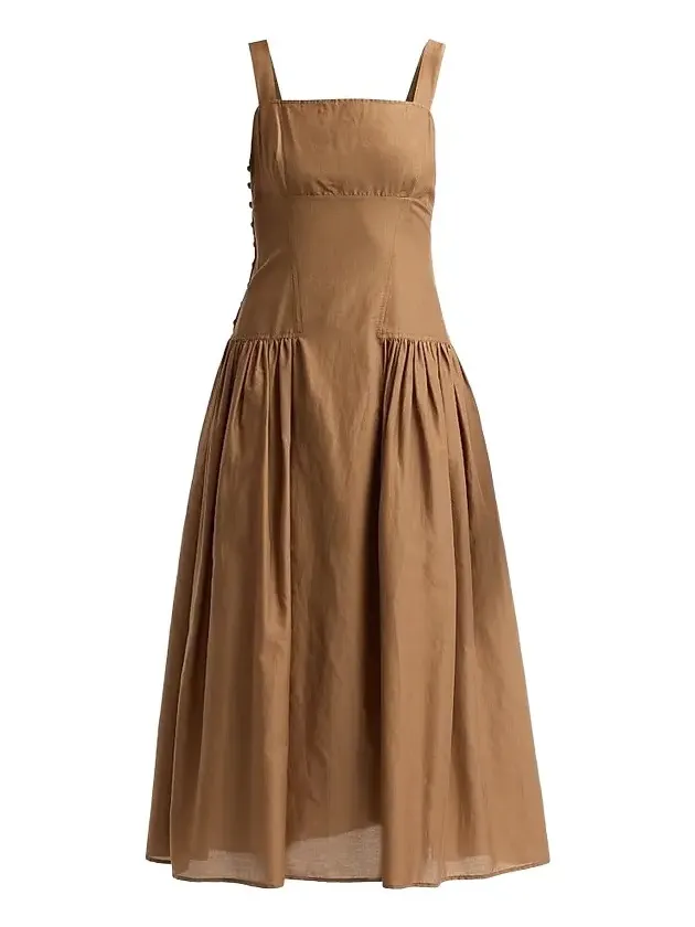 Women's The Garden Basque-Waist Midi Dress
