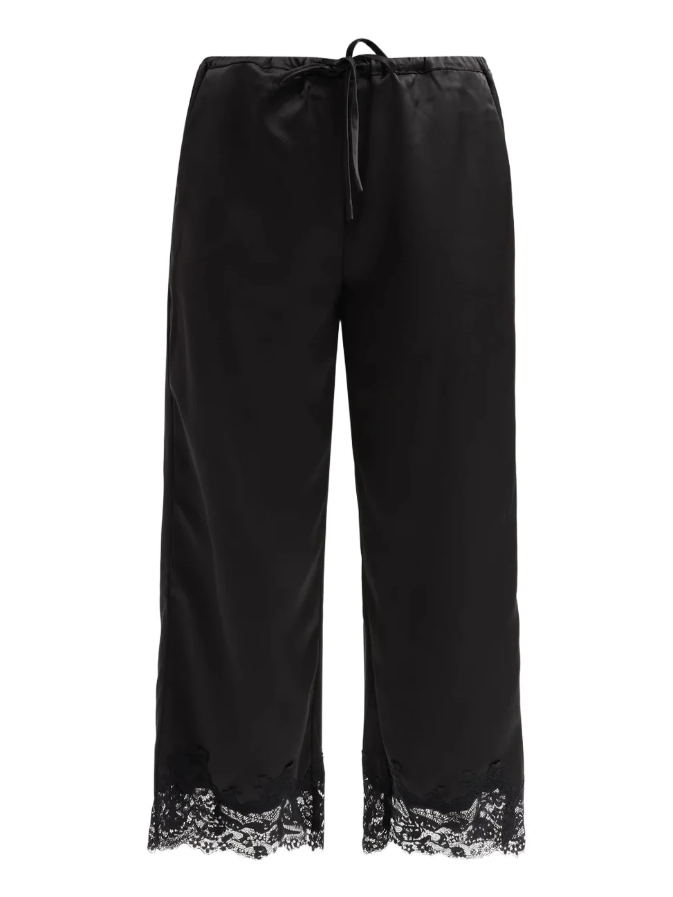 dh New York Women's Magdalena Lace-Trim Satin Pants