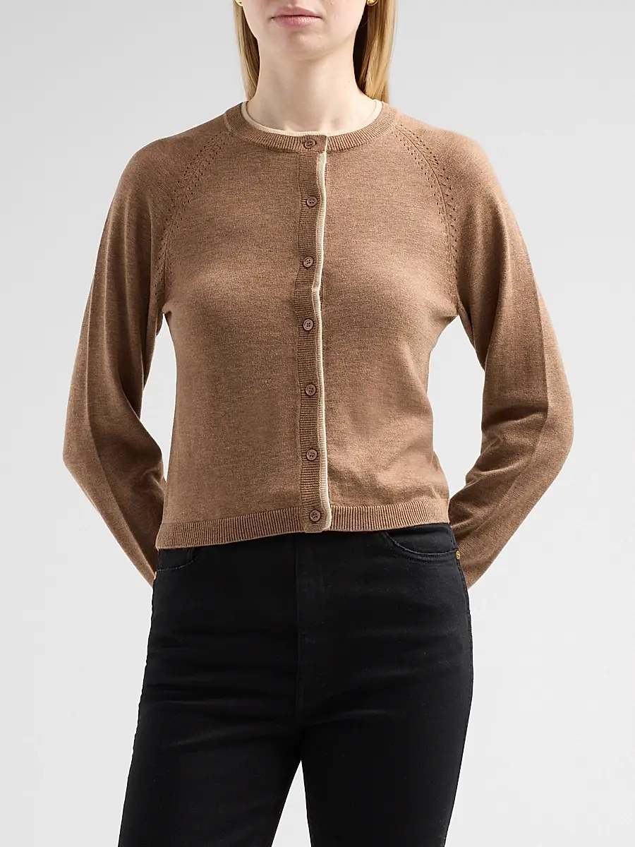 dh New York Women's Anna Crewneck Cardigan | Thumbnail 4 dh New York Women's Anna Crewneck Cardigan | Thumbnail 4
