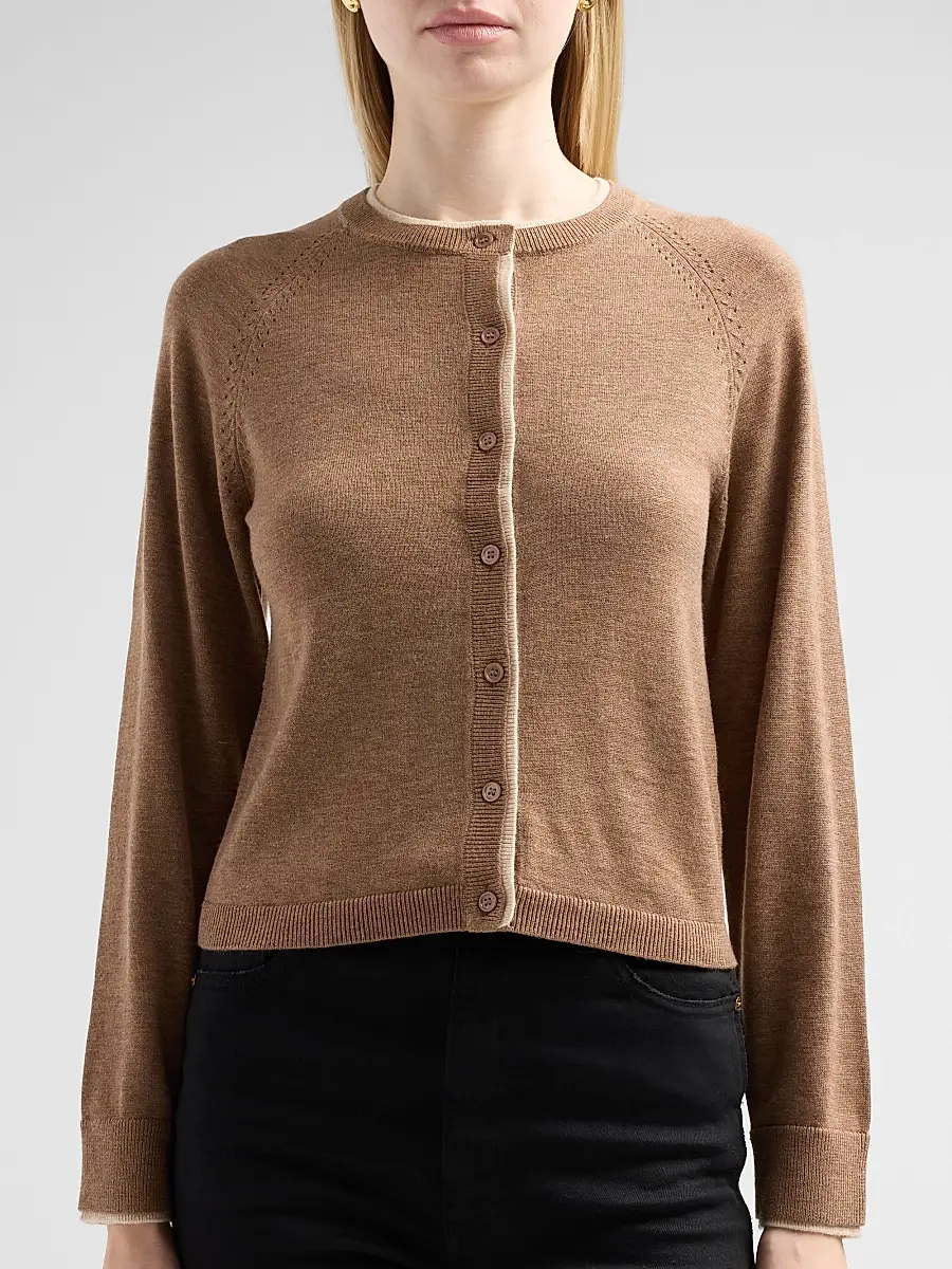 dh New York Women's Anna Crewneck Cardigan | Thumbnail 5 dh New York Women's Anna Crewneck Cardigan | Thumbnail 5