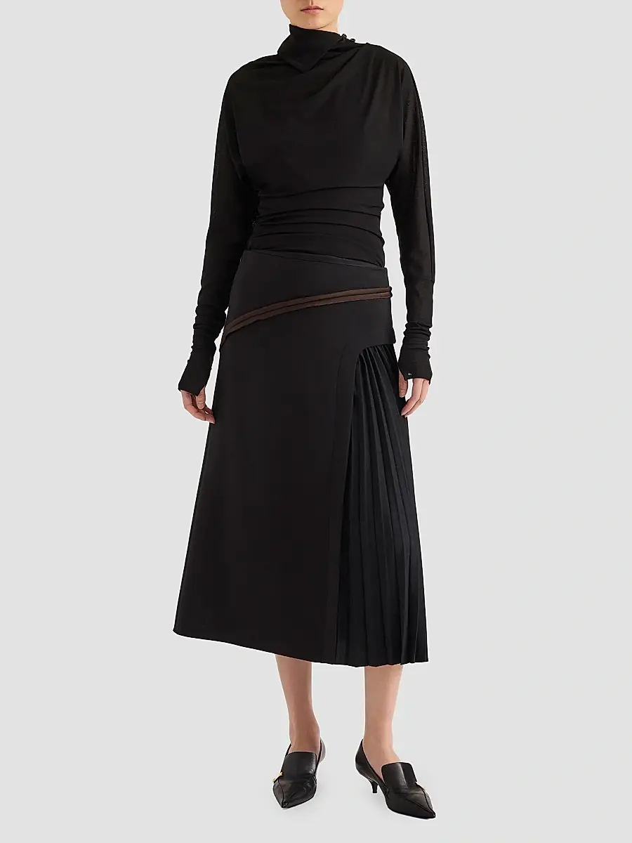 Proenza Schouler Women's Golda Gauzy Jersey Top | Thumbnail 2