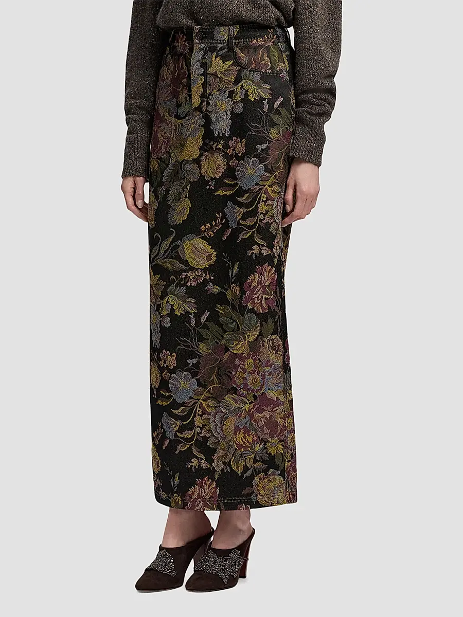 Ralph Lauren Collection Women's Fontaine Tapestry Jacquard Maxi Skirt | Thumbnail 5