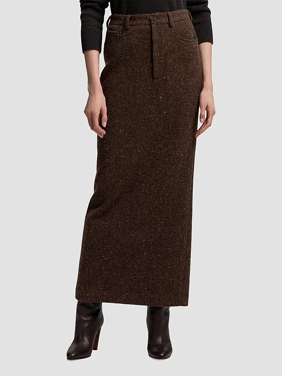Ralph Lauren Collection Women's Fontaine Textured Tweed Pencil Skirt | Thumbnail 4 Ralph Lauren Collection Women's Fontaine Textured Tweed Pencil Skirt | Thumbnail 4