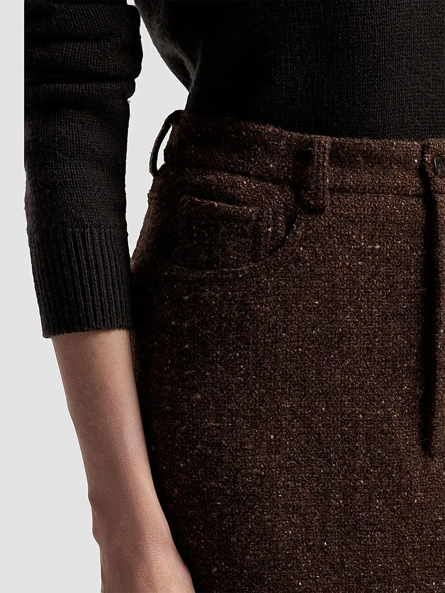 Ralph Lauren Collection Women's Fontaine Textured Tweed Pencil Skirt | Thumbnail 6 Ralph Lauren Collection Women's Fontaine Textured Tweed Pencil Skirt | Thumbnail 6