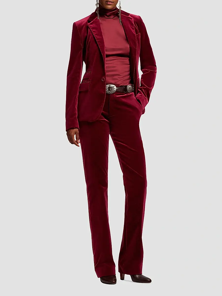 Ralph Lauren Collection Women's Chilton Satin Halter Blouse | Thumbnail 2 Ralph Lauren Collection Women's Chilton Satin Halter Blouse | Thumbnail 2