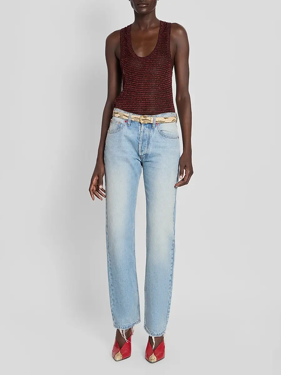 Isabel Marant Women's Daya Straight-Leg Jeans | Thumbnail 2