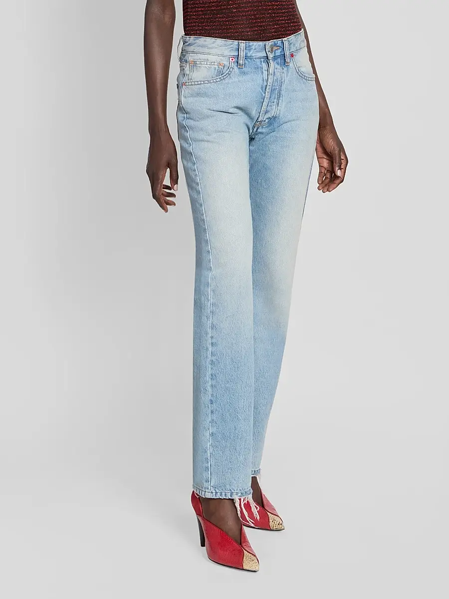 Isabel Marant Women's Daya Straight-Leg Jeans | Thumbnail 4