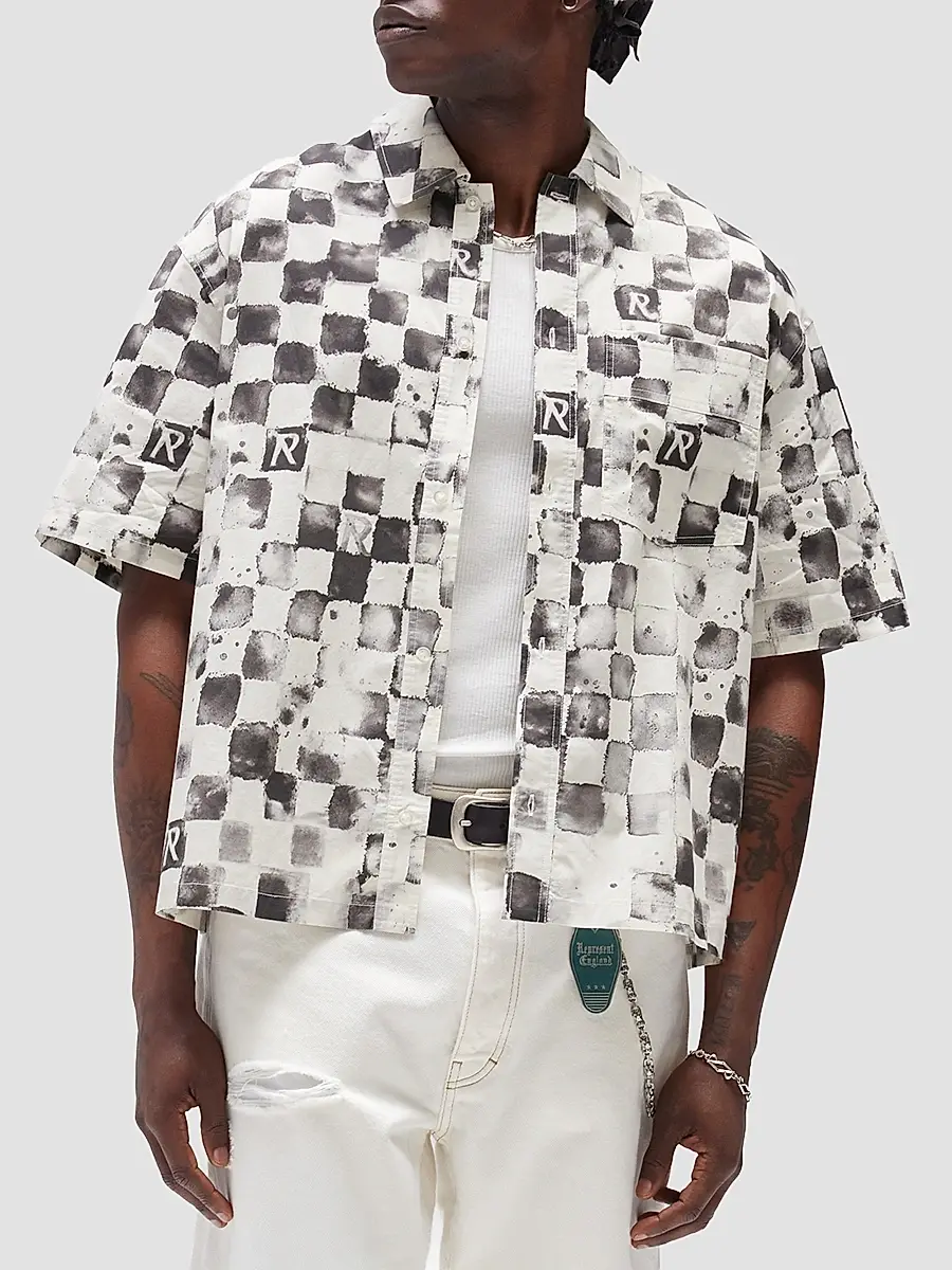Represent Men's Pool Side Cotton Shirt | Thumbnail 4 Represent Men's Pool Side Cotton Shirt | Thumbnail 4