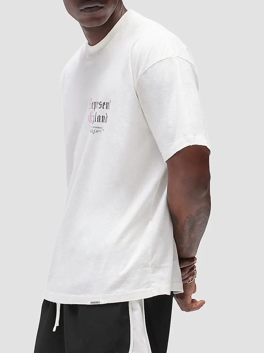 Represent Men's Private Members Cotton-Blend T-Shirt | Thumbnail 6 Represent Men's Private Members Cotton-Blend T-Shirt | Thumbnail 6
