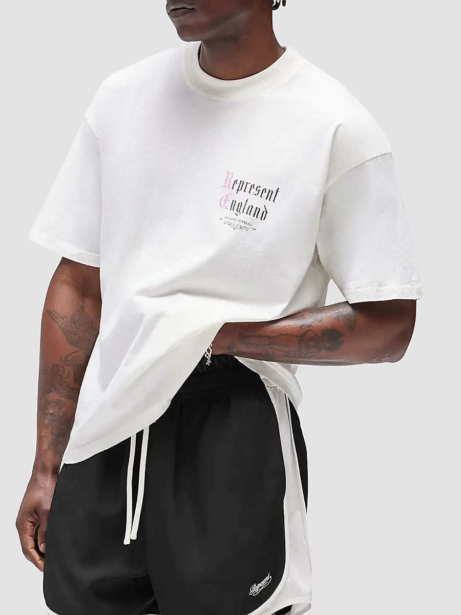 Represent Men's Private Members Cotton-Blend T-Shirt | Thumbnail 7 Represent Men's Private Members Cotton-Blend T-Shirt | Thumbnail 7