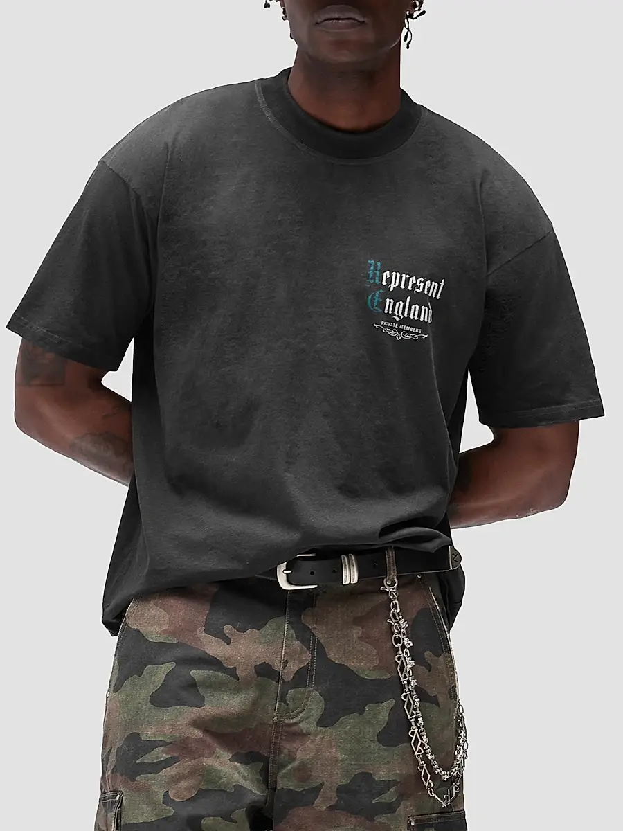 Represent Men's Private Members Cotton-Blend T-Shirt | Thumbnail 6 Represent Men's Private Members Cotton-Blend T-Shirt | Thumbnail 6