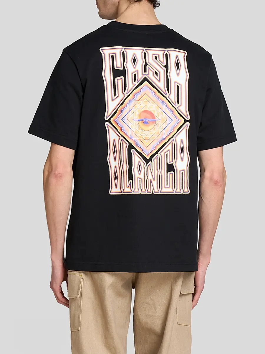 Casablanca Men's Hermon's Mirage-Print Cotton T-Shirt | Thumbnail 3