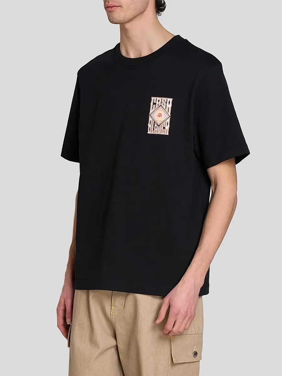 Casablanca Men's Hermon's Mirage-Print Cotton T-Shirt | Thumbnail 4