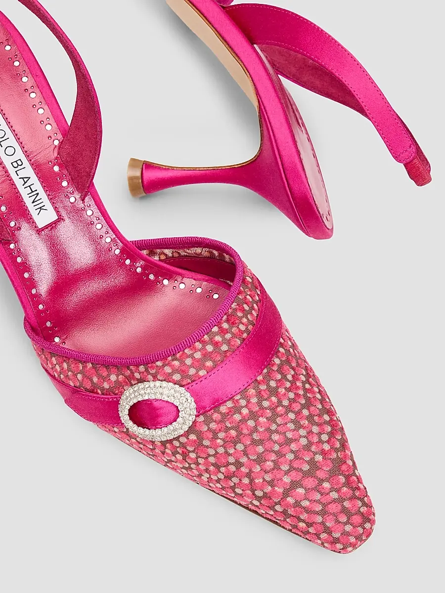 Manolo Blahnik Women's Zutosli 70MM Slingback Pumps | Thumbnail 5 Manolo Blahnik Women's Zutosli 70MM Slingback Pumps | Thumbnail 5