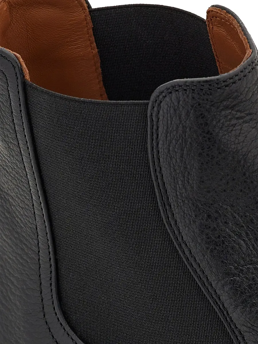 Ferragamo Men's Sterling Leather Chelsea Boots | Thumbnail 7 Ferragamo Men's Sterling Leather Chelsea Boots | Thumbnail 7