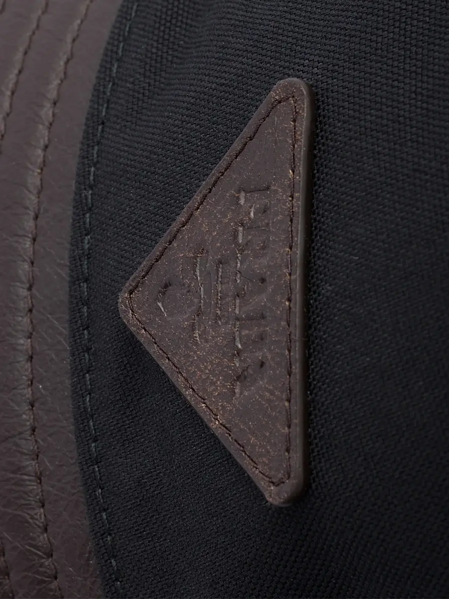 Prada Men's Technical Cotton and Leather Bucket Hat | Thumbnail 4 Prada Men's Technical Cotton and Leather Bucket Hat | Thumbnail 4