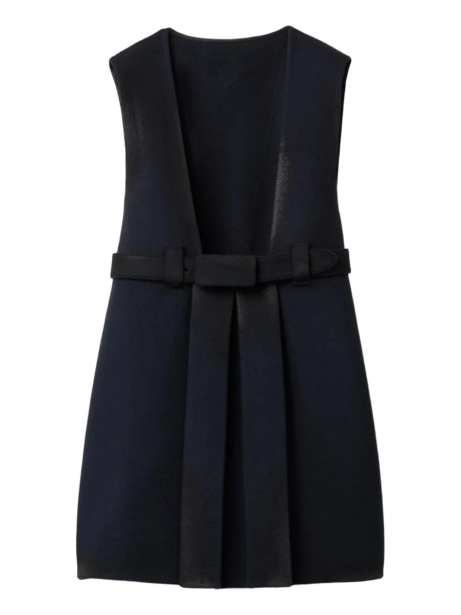 Miu Miu Women's Waxed Double Wool Dress