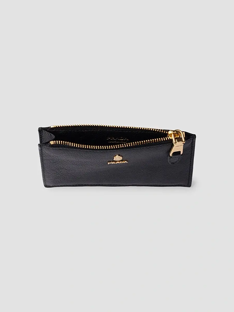 Prada Women's Leather Card Holder | Thumbnail 2