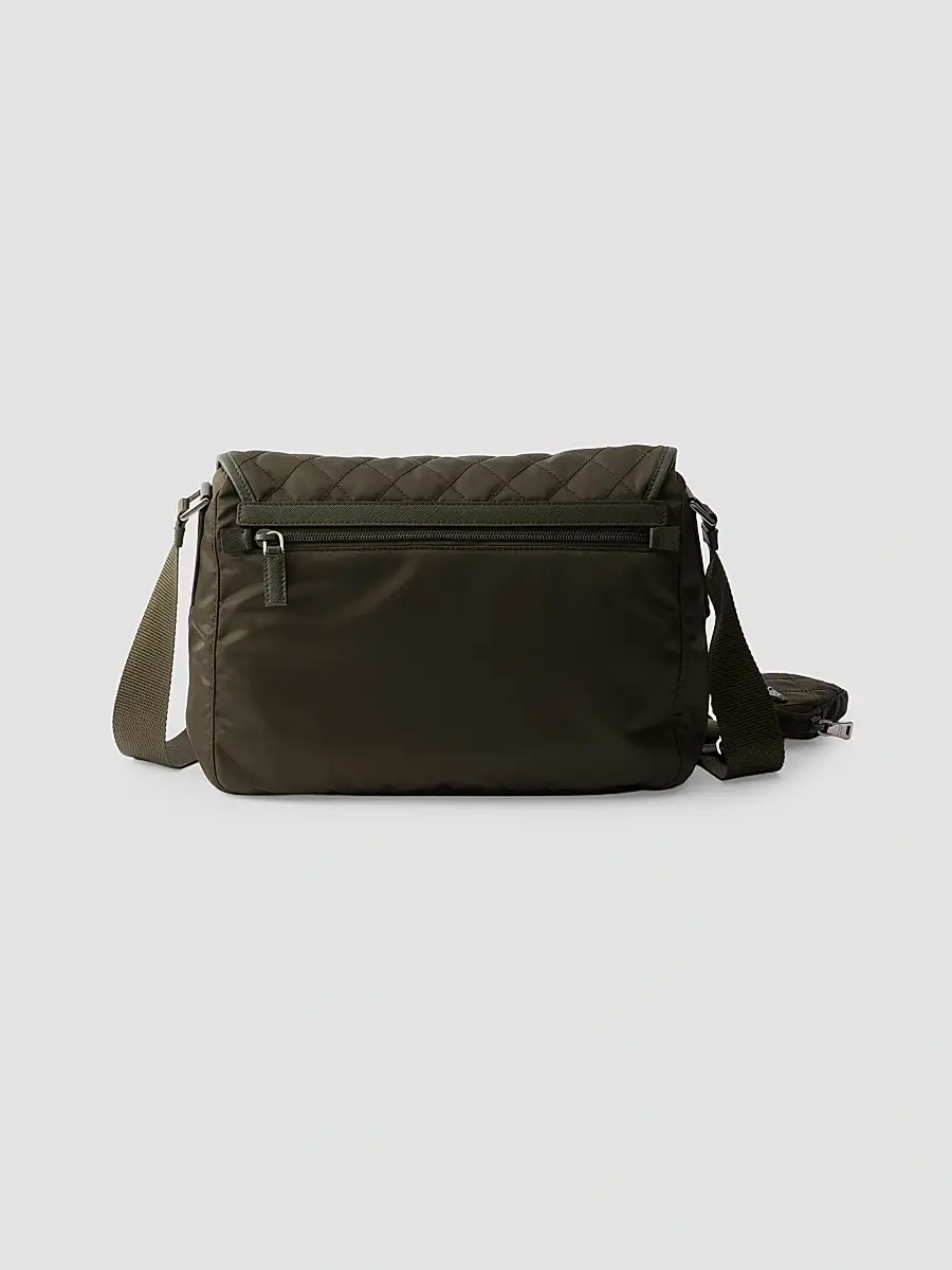 Prada Women's Large Quilted Nylon Shoulder Bag | Thumbnail 5 Prada Women's Large Quilted Nylon Shoulder Bag | Thumbnail 5