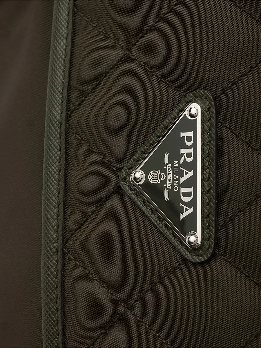 Prada Women's Large Quilted Nylon Shoulder Bag | Thumbnail 8 Prada Women's Large Quilted Nylon Shoulder Bag | Thumbnail 8