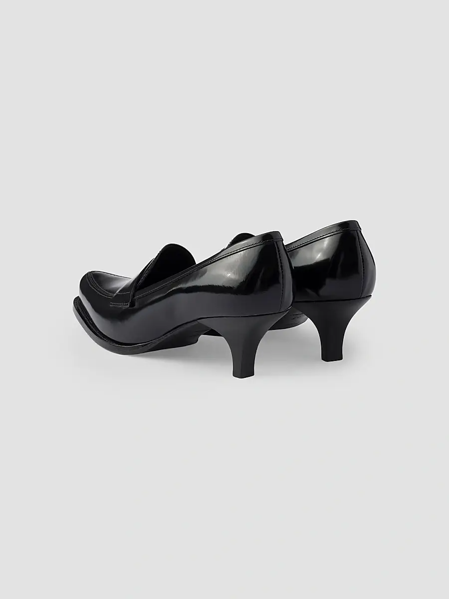 Prada Women's Brushed Leather Loafers | Thumbnail 4 Prada Women's Brushed Leather Loafers | Thumbnail 4