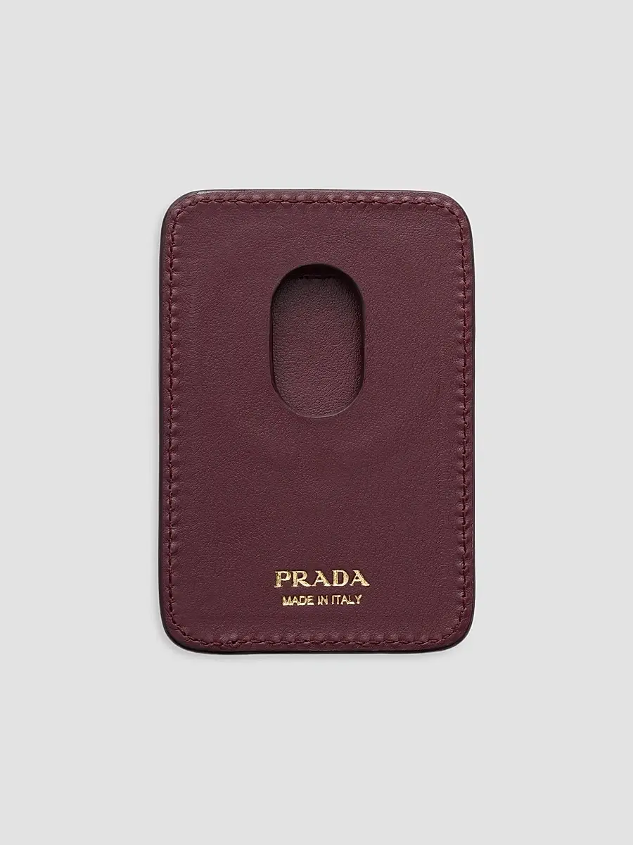 Prada Women's Saffiano Leather Card Holder | Thumbnail 3 Prada Women's Saffiano Leather Card Holder | Thumbnail 3