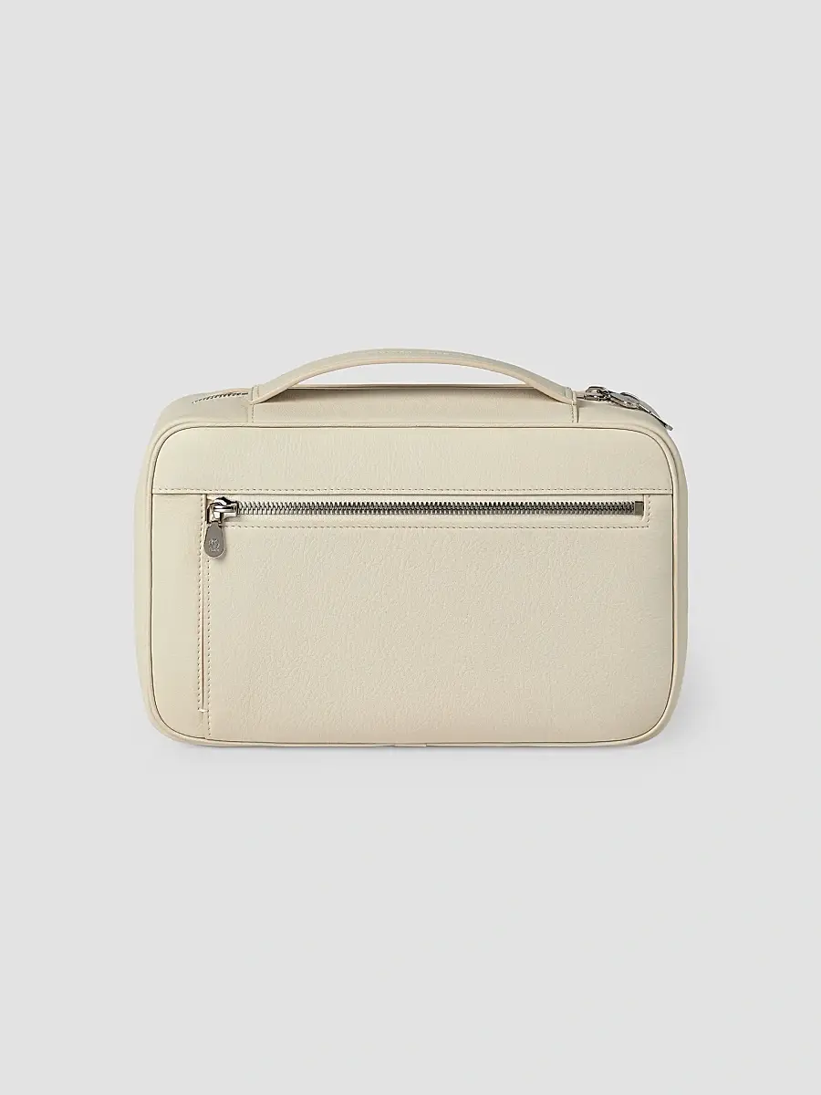 Brunello Cucinelli Fine Grain Calfskin Travel Beauty Case | Thumbnail 2 Brunello Cucinelli Fine Grain Calfskin Travel Beauty Case | Thumbnail 2