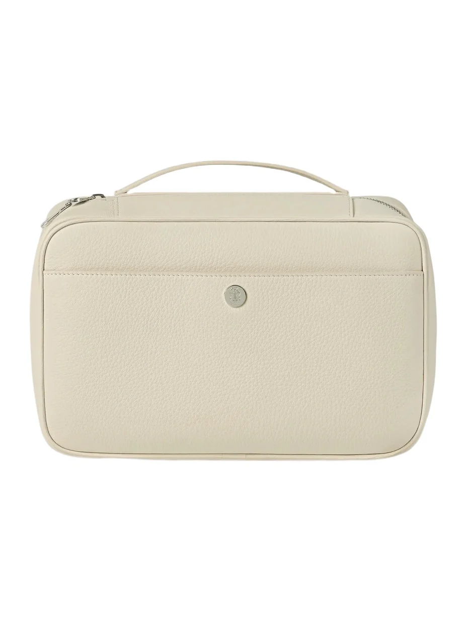 Fine Grain Calfskin Travel Beauty Case