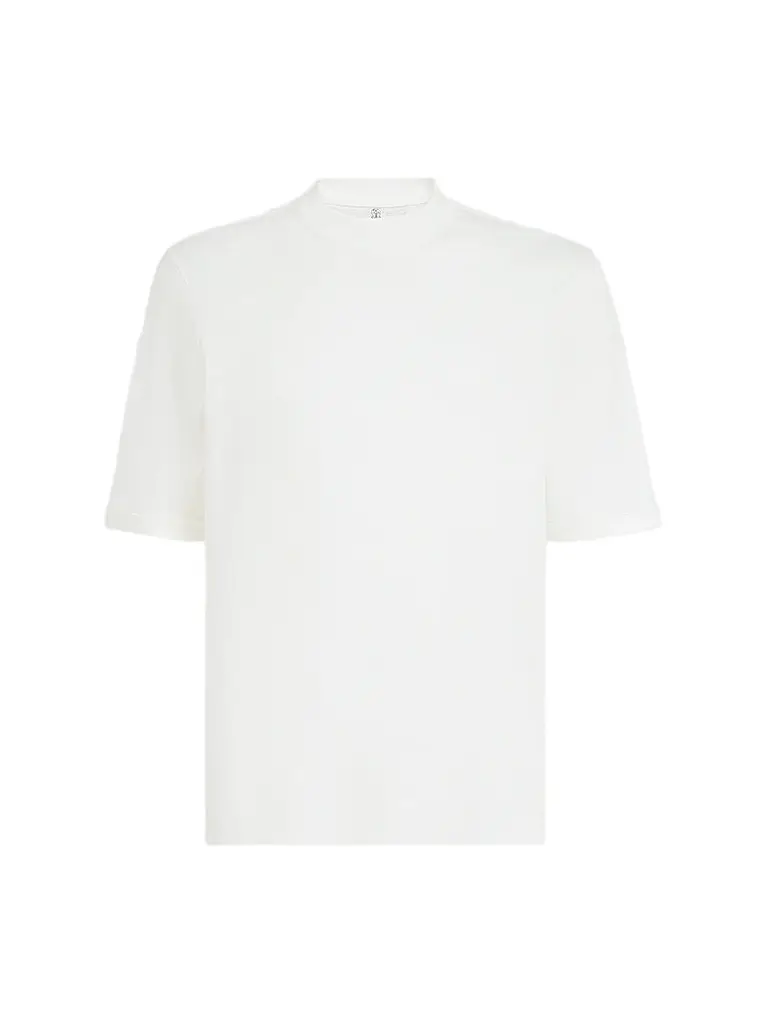 Men's Cotton Jersey Mock Neck T-Shirt Men's Cotton Jersey Mock Neck T-Shirt