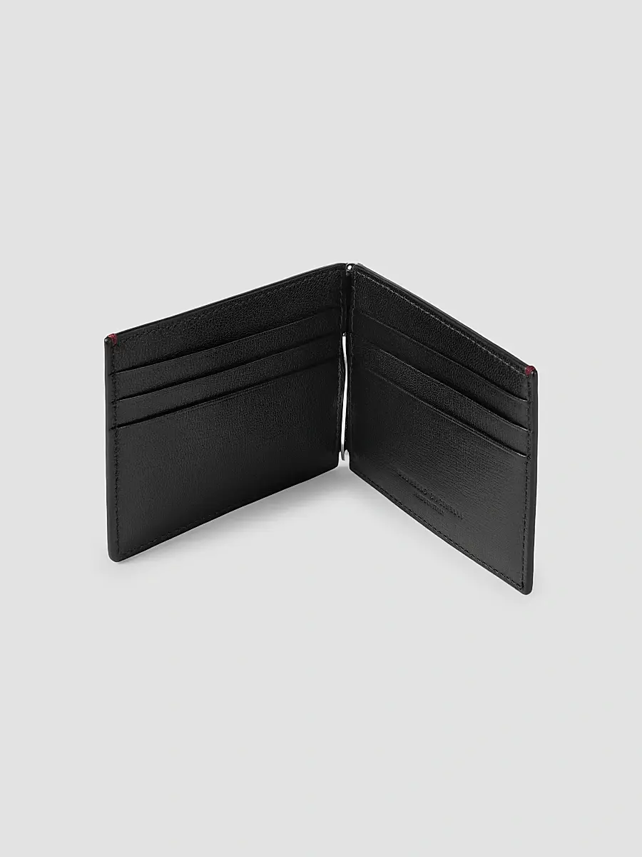 Brunello Cucinelli Men's Grained Leather Money Clip Wallet | Thumbnail 3 Brunello Cucinelli Men's Grained Leather Money Clip Wallet | Thumbnail 3