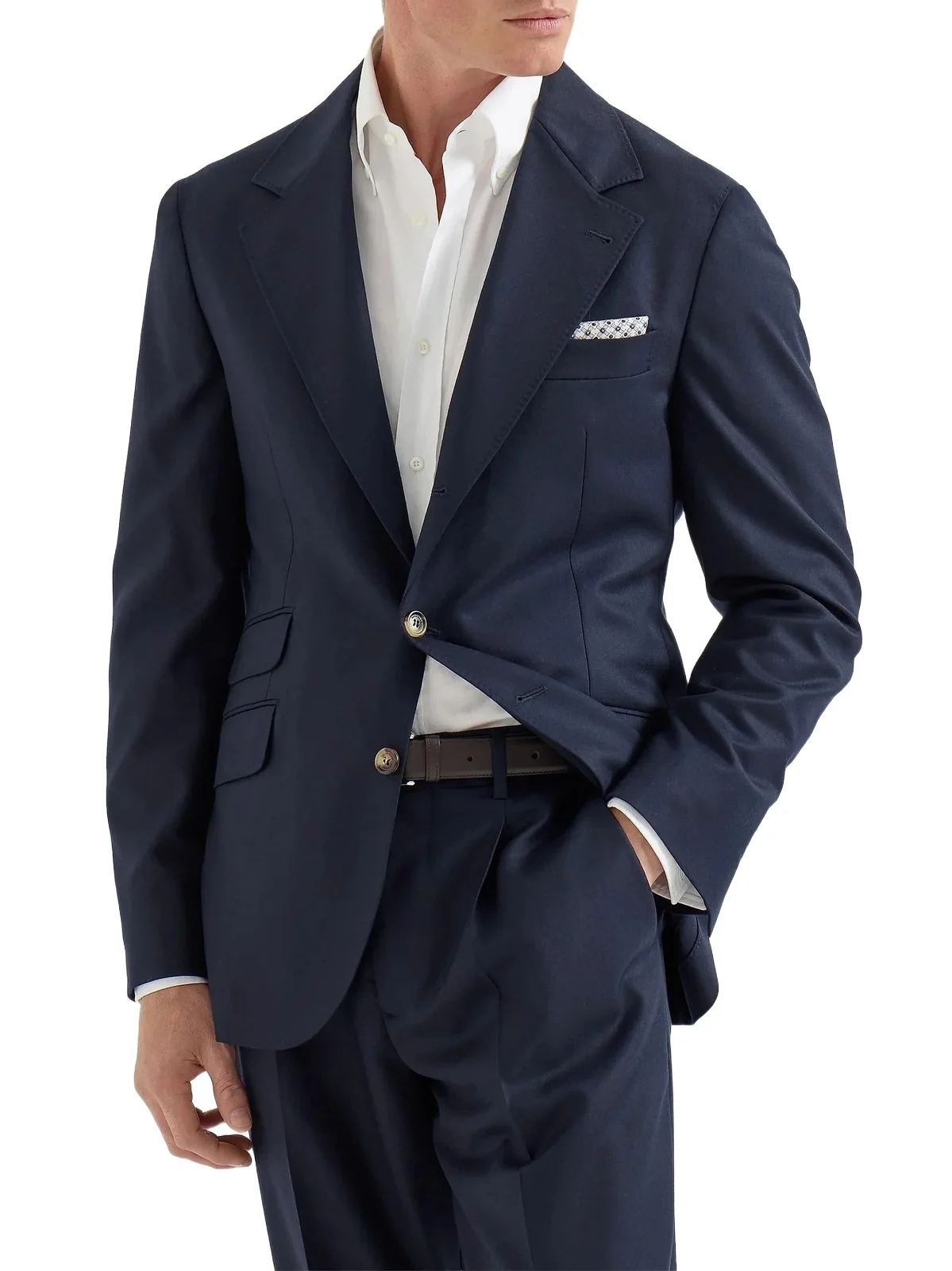 Men's Virgin Wool Flannel Deconstructed Cavallo Blazer Men's Virgin Wool Flannel Deconstructed Cavallo Blazer