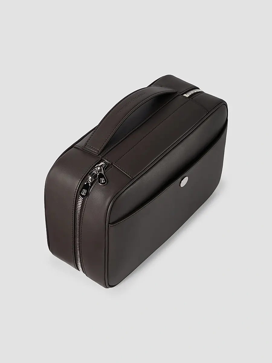 Brunello Cucinelli Smooth Calfskin Travel Beauty Case | Thumbnail 3 Brunello Cucinelli Smooth Calfskin Travel Beauty Case | Thumbnail 3